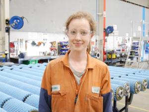 Pictured apprentice Brenna McRobb