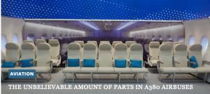 The unbelievable amount of parts in A380 Airbuses