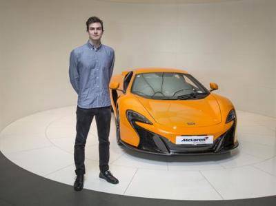 McLaren awards internship to namesake Kiwi