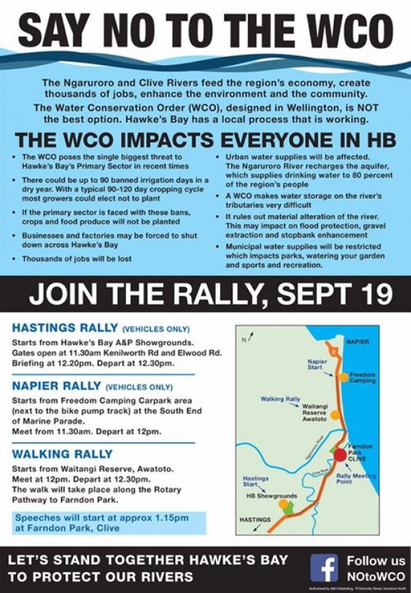 We will be joining the rally and