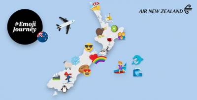 Air New Zealand launches emoji travel tips