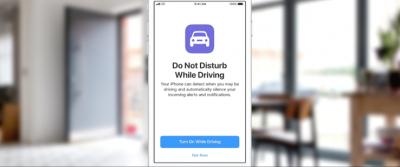 iPhone driver &quot;Do Not Disturb&quot; safety feature released