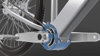 MTB Quartz 12 speed battery in down tube