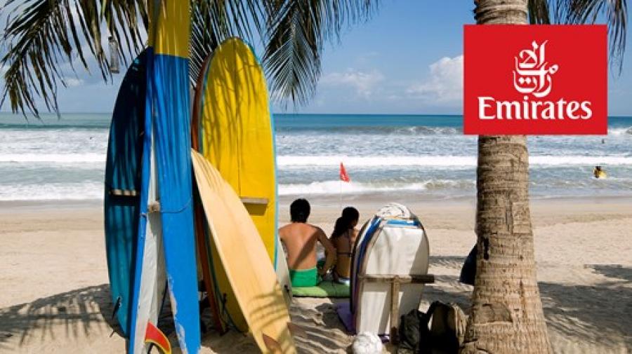 Surfboards can go to Bali for free
