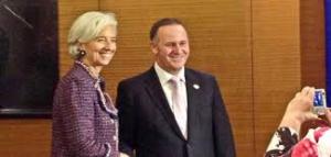 Tapie Affair Lagarde Escape Renews New Zealander John Key prospects at IMF