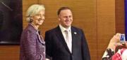 Tapie Affair Lagarde Escape Renews New Zealander John Key prospects at IMF