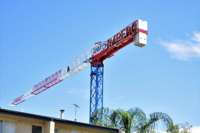 MRT48 erected on Platine Property Development jobsite with builder Impero Constructions. HLD was engaged by Strictly Cranes for tower crane placement and base design engineering