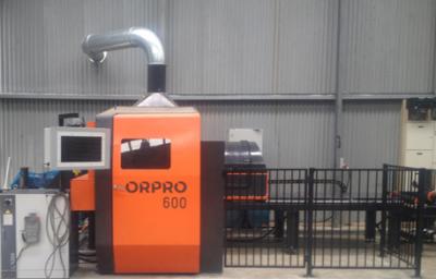 Machinery Service&#039;s Pipe &amp; Profile Robotic Beam Coping Plasma Cutter Orpro 600