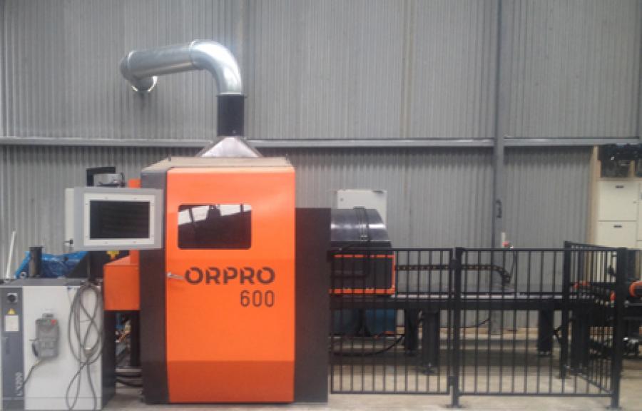 Machinery Service&#039;s  Pipe &amp; Profile Robotic Beam Coping Plasma Cutter Orpro 600