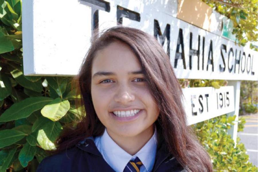 SCHOLARSHIP RECIPIENT: With plans to study engineering and specialise in mechatronics, Wairoa College year 13 student Arianna Ormond is the first recipient of a Rocket Lab scholarship worth $20,000. Picture supplied