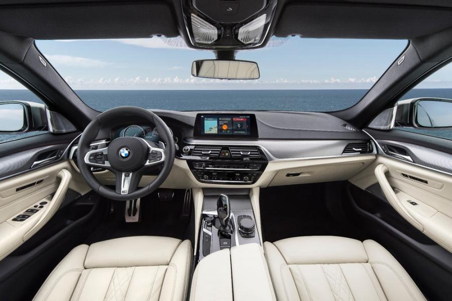 nside, the 5 Series has a well-designed cabin, with a bulkier dashboard design to accommodate the numerous technology options available in the sedan