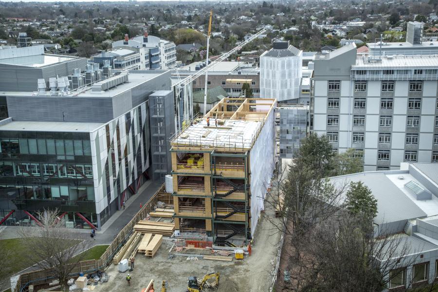 New Beatrice Tinsley building uses innovative NZ timber tech