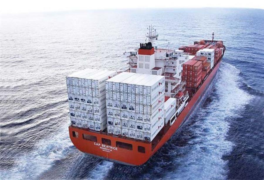 First sea-freight shipment of chilled red meat into China