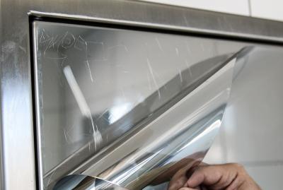 A mirrored film that replaces glass