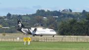 Air New Zealand ATR-72 taking off from Napier Airport