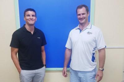 GM for Pro-Form, Philip Butler visits Fero Samoa facilities with GM Sam Fulton.