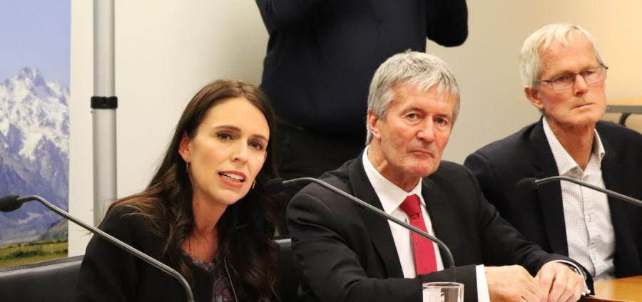   Prime Minister Jacinda Ardern and Minister for Primary Industries, Damien O&#039;Connor announce the plan to eradicate M. Bovis. 