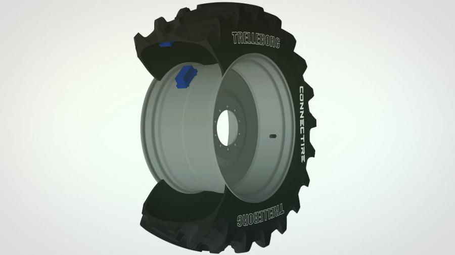 Trelleborg announces launch of ConnecTire – the smart wheel designed to produce more, with less. Intelligently.