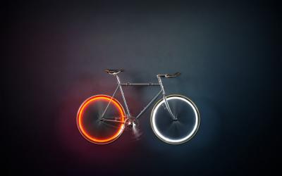 Bike wheel lights go battery-less