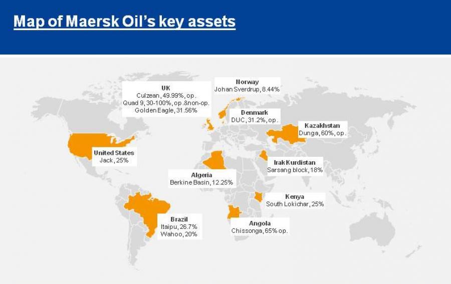 Total acquires Maersk Oil for $7.45 billion in a share and debt transaction