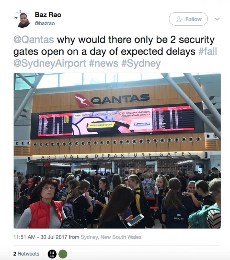 Delays at  Aussie airports this week after Aussie ‘bomb plot’ raids