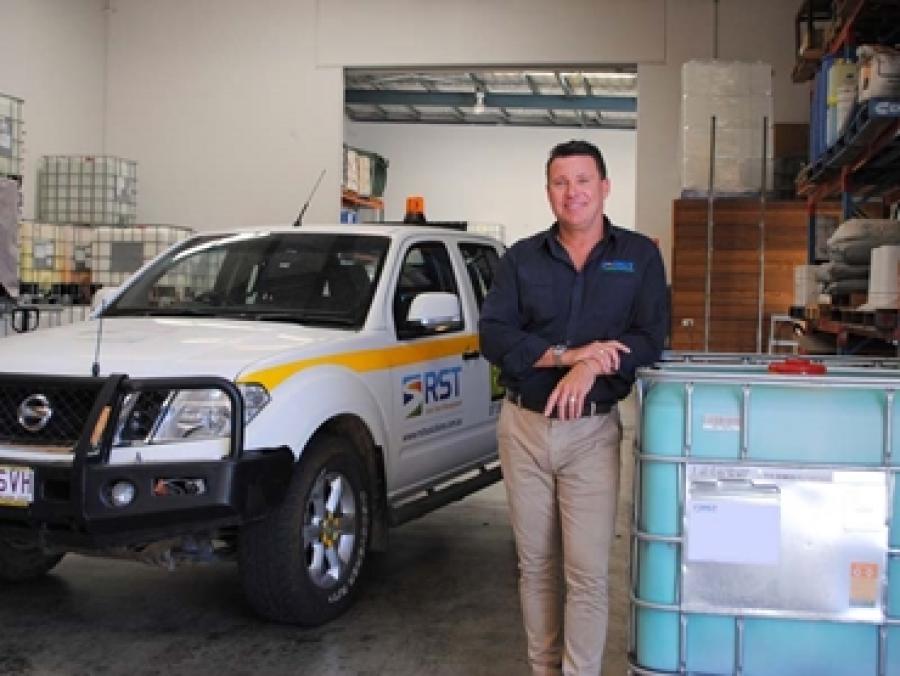 New foam dispenser for dust suppression in worksites