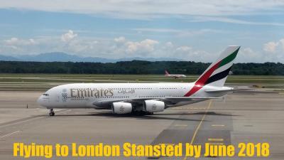 Emirates celebrates inaugural flight to London Stansted