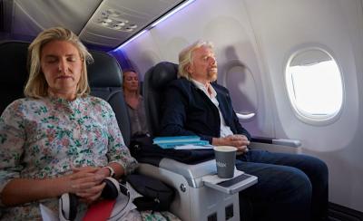 World-first meditation flight