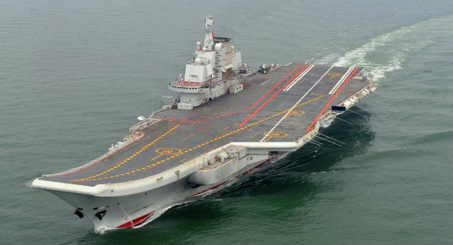 First voyage for China’s giant home-built aircraft carrier