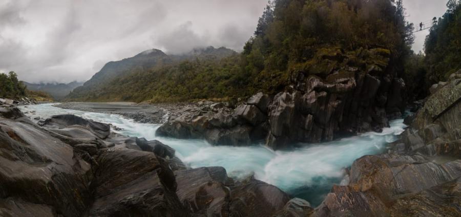  The proposed hydro-electric project could reduce the flow of the Waitaha River to a trickle.