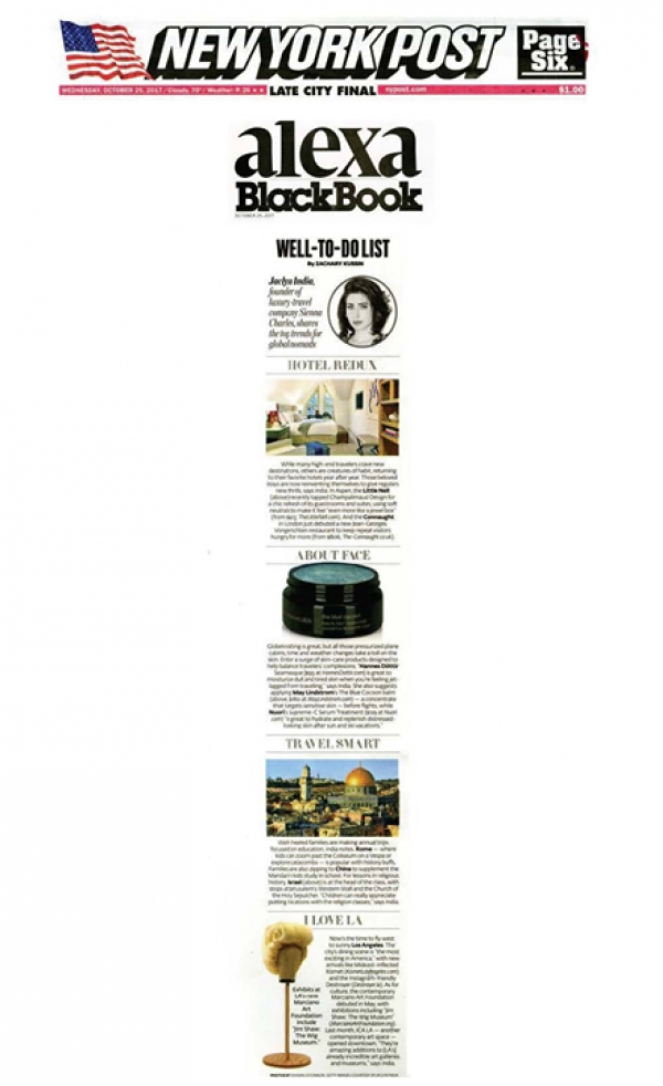 Sienna Charles featured today in