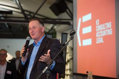 Sir John Key Discusses Life After Politics And a Cashless Future at K3 Launch