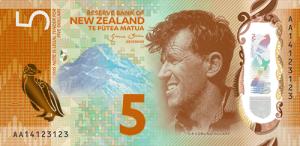 New Zealand&#039;s new $5 note wins international award