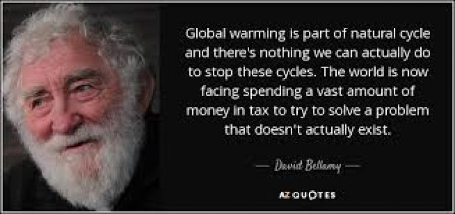David Bellamy First Heretic of Carbon Cult Inquisition Refused to Recant is Modern Galileo