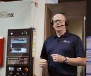 For now, Athena is a hands-free way to execute a number of control and information display functions—one operator to one machine—with commands like, “run part-program 208 . . . stop coolant . . . change tool to T-15,” and so on.