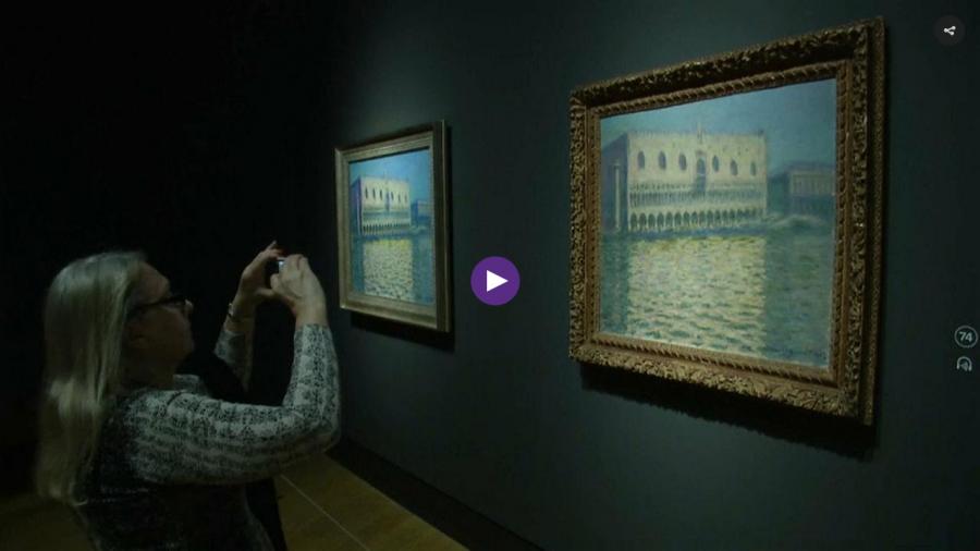 New Monet exhibition in London explores the use of buildings in his work
