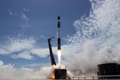  Rocket Lab’s Electron rocket lifts off during its second test flight. Photo: Rocket Lab