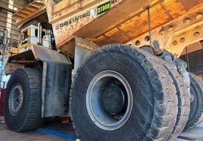 Rivers Carbon is already making wheel hub covers for giant mining trucks