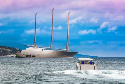 New Zealand and the 142m Sailing Yacht A and her four custom tenders