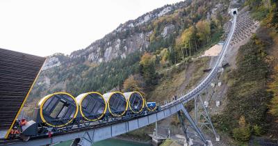 World’s steepest funicular railway opens to public
