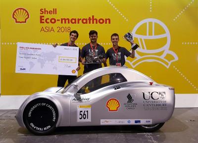 UC Eco-marathon team wins the Innovation Award at Singapore contest
