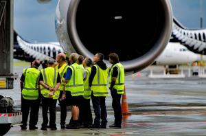 Airport Evening Takes Off