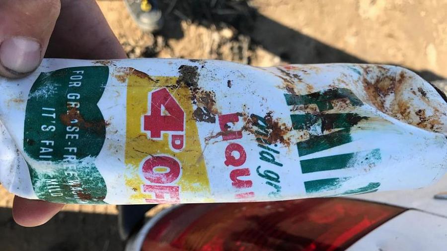 47-year-old plastic bottle washes up among debris on British coast