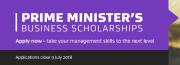 Applications open for Pm's business scholarships