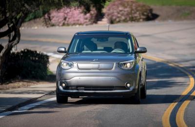 2018 Kia Soul EV wireless charging test car. Photo / Kia USA