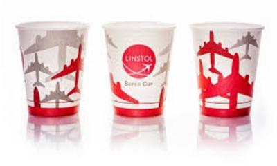 Earthcoating the in-flight paper cup